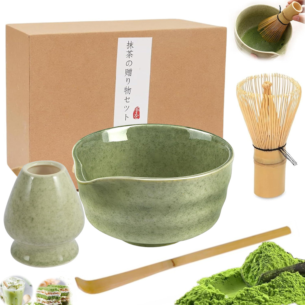 Levně Startovací Sada Na Čaj Matcha Kompletní Sada Pro Ručně Leštěný Čaj Matcha