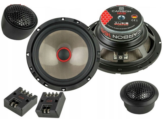 Audio System Carbon 165 System Głośniki samochodowe 16,5cm 165mm zwrotnice