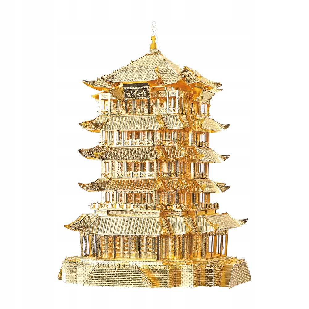 

Piececool Puzzle Metalowe 3D Wieża Żółtego Żurawia
