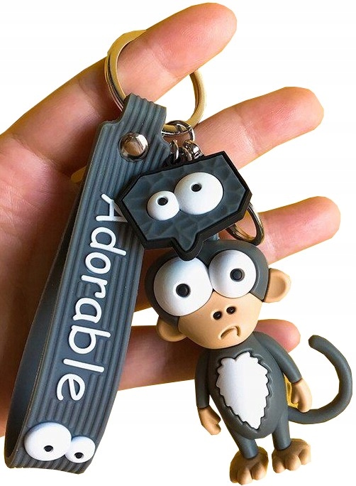Brelok do kluczy małpa zawieszka do torby małpka Model F54