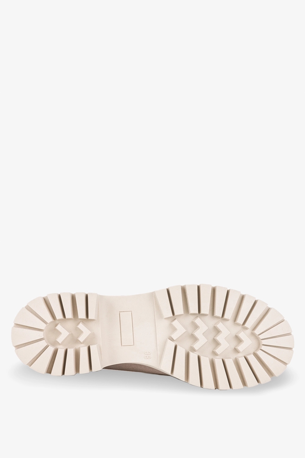 SKÓRZANE LEKKIE MOKASYNY DAMSKIE PÓŁBUTY WSUWANE BEŻOWE OZDOBNA KLAMRA r 37 Płeć kobieta