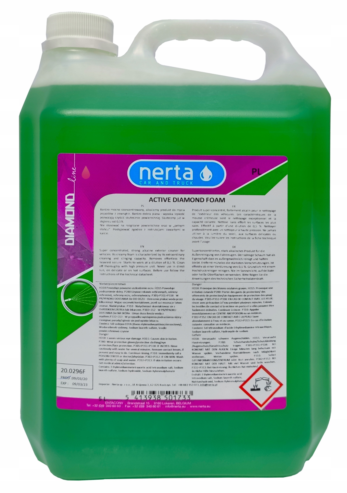 

Nerta Active Diamond Foam 5L Aktywna piana!