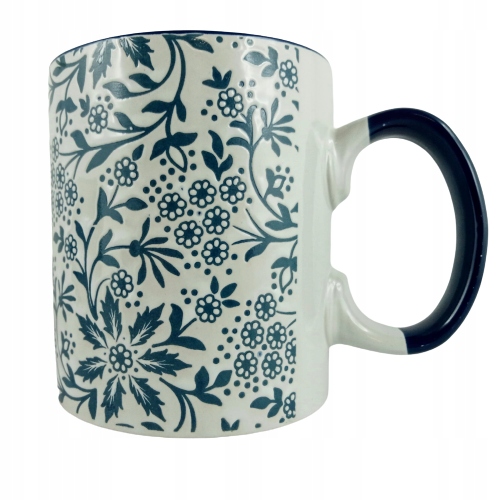 

Kubek Ceramiczny Biało Niebieski Wzór 620ml