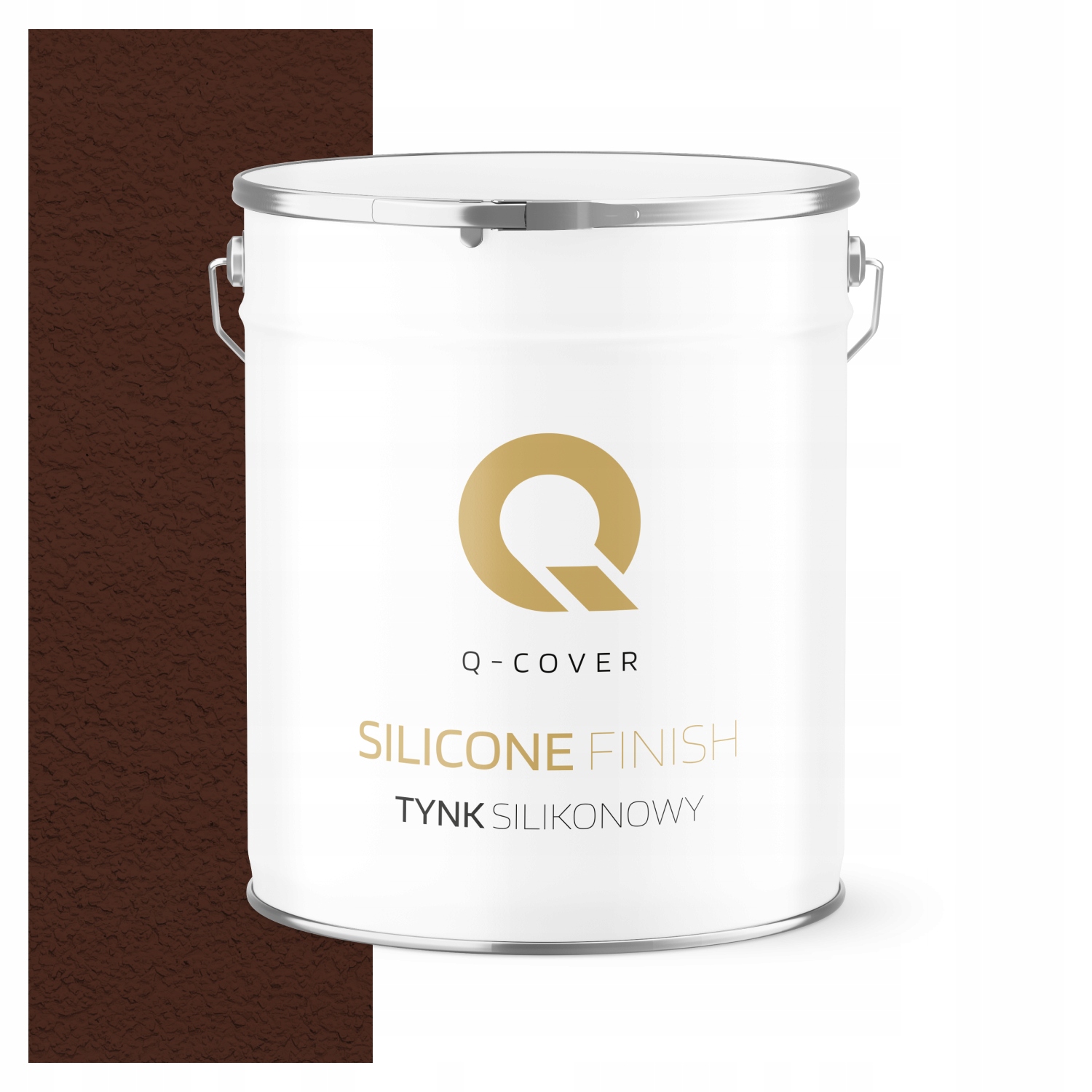 Silikonová Fasádní Omítka Hnědá Teplá Ral 8016 7 Kg Granulace 2.0 mm