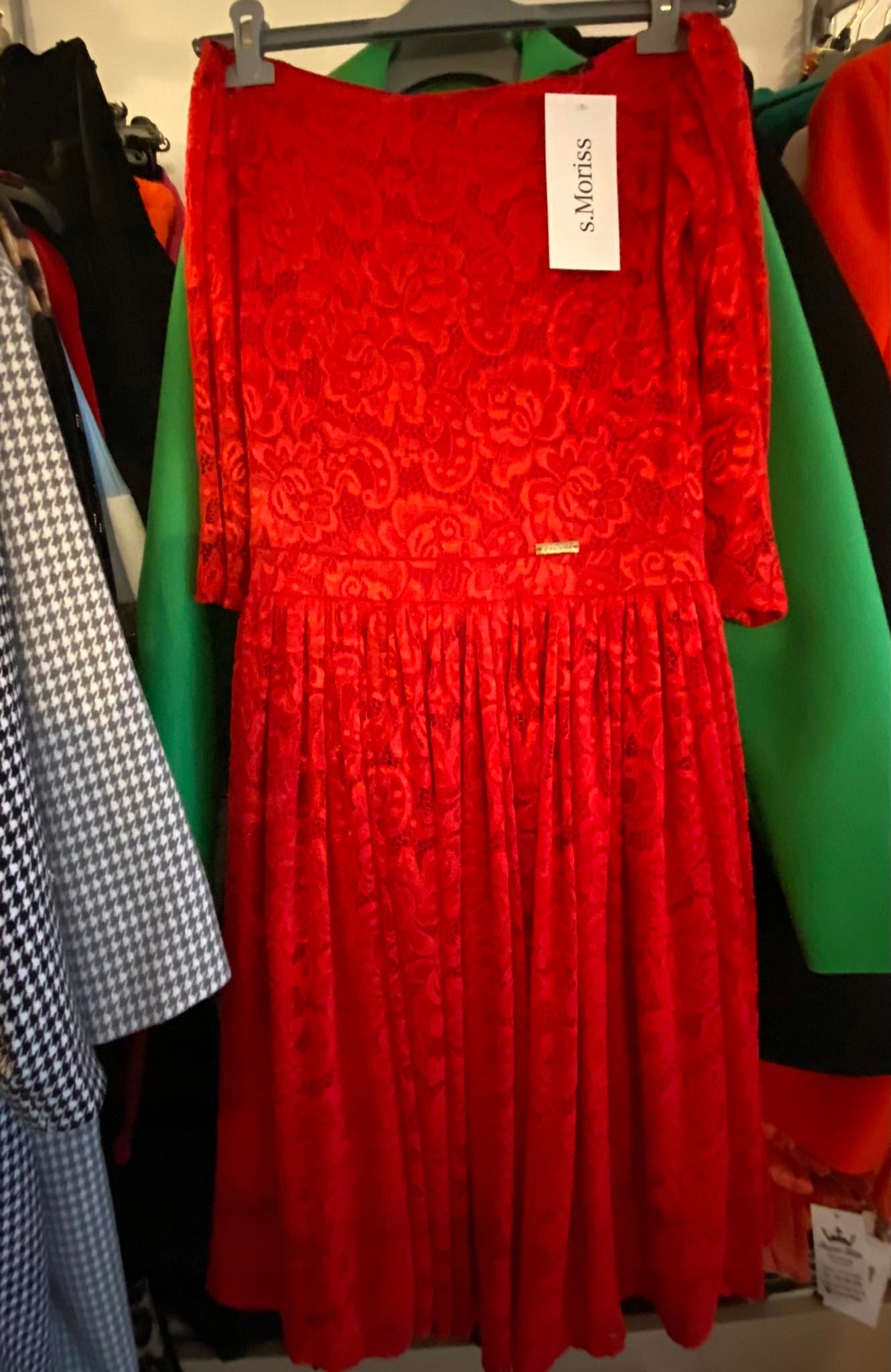 Šaty Španělka S.moriss Barva Červená vel M
