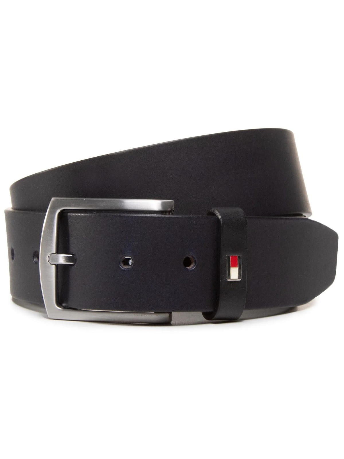 Pásek pánský kožený Tommy Hilfiger AM0AM13014 modrý Belt: 95