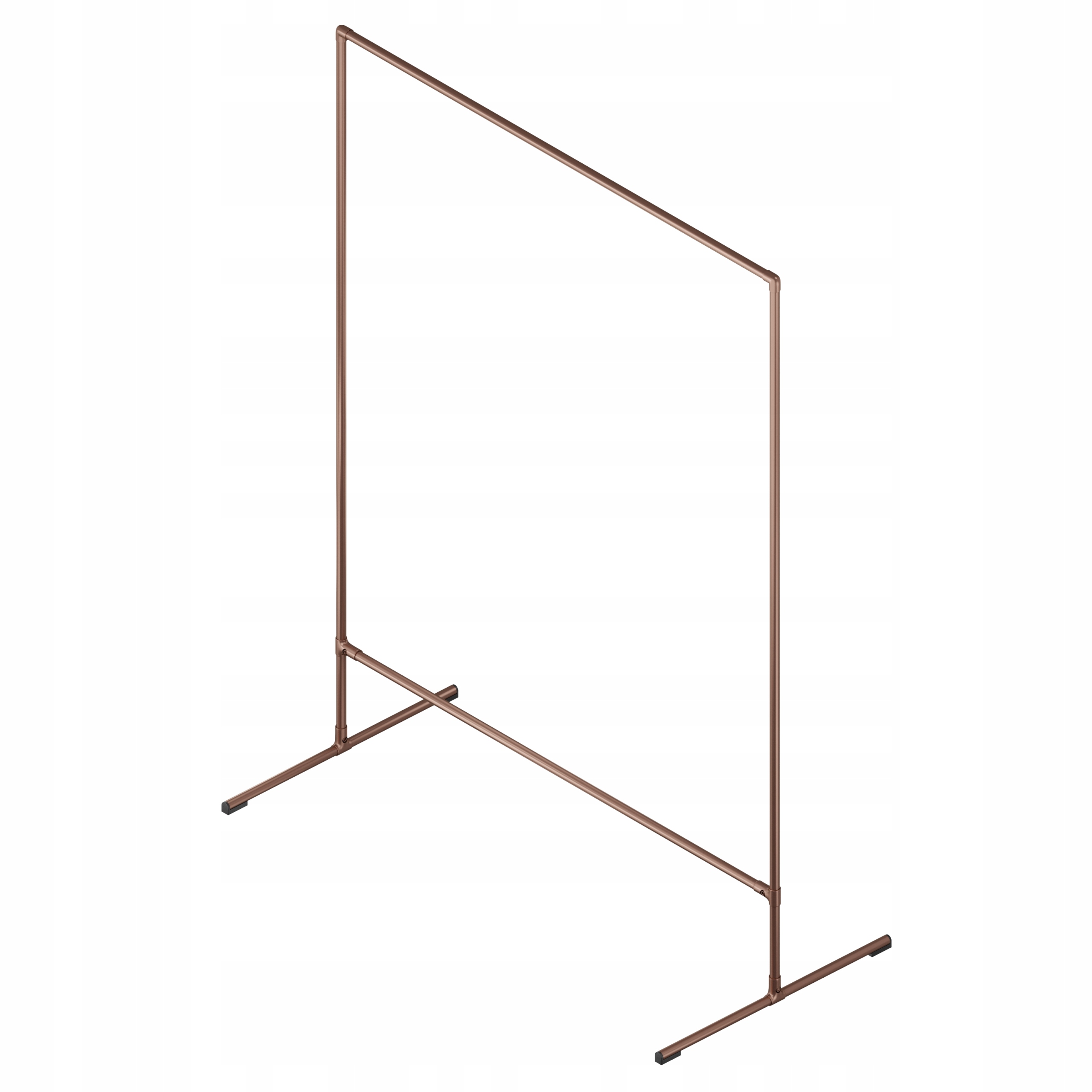 Stojací Kovový Věšák Na Oblečení Měděný Stojan 1,5x2 m Fonger