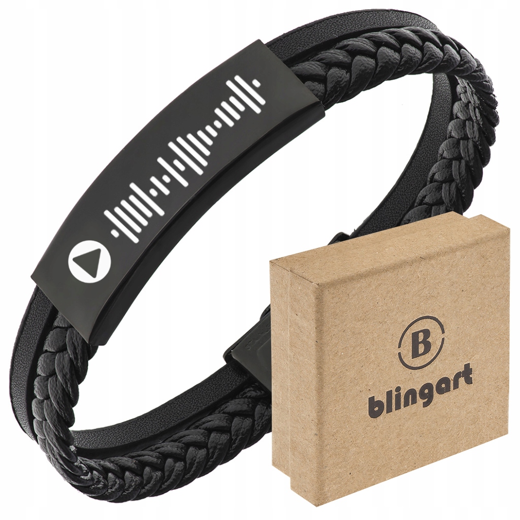 

Bransoletka Z Grawerem Twoja Piosenka stal prezent