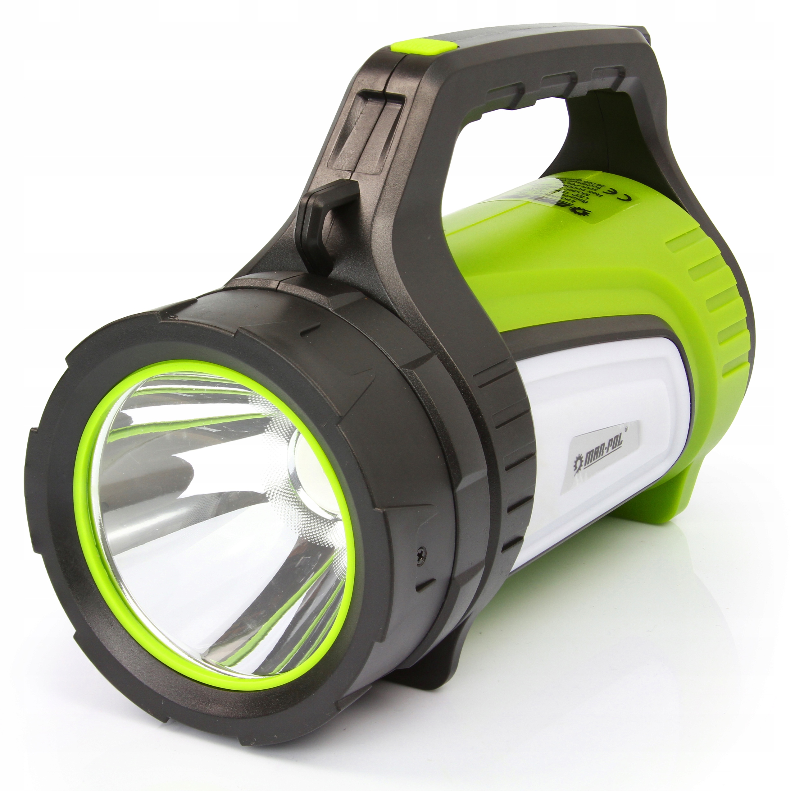 Світлодіодний акумуляторний ліхтарик POWERBANK POWERBANK SEARCHER Домінуючі відтінки зеленого кольору