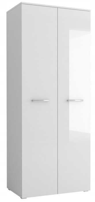

Szafa 2D Garderoba Franco 80 cm Biały połysk