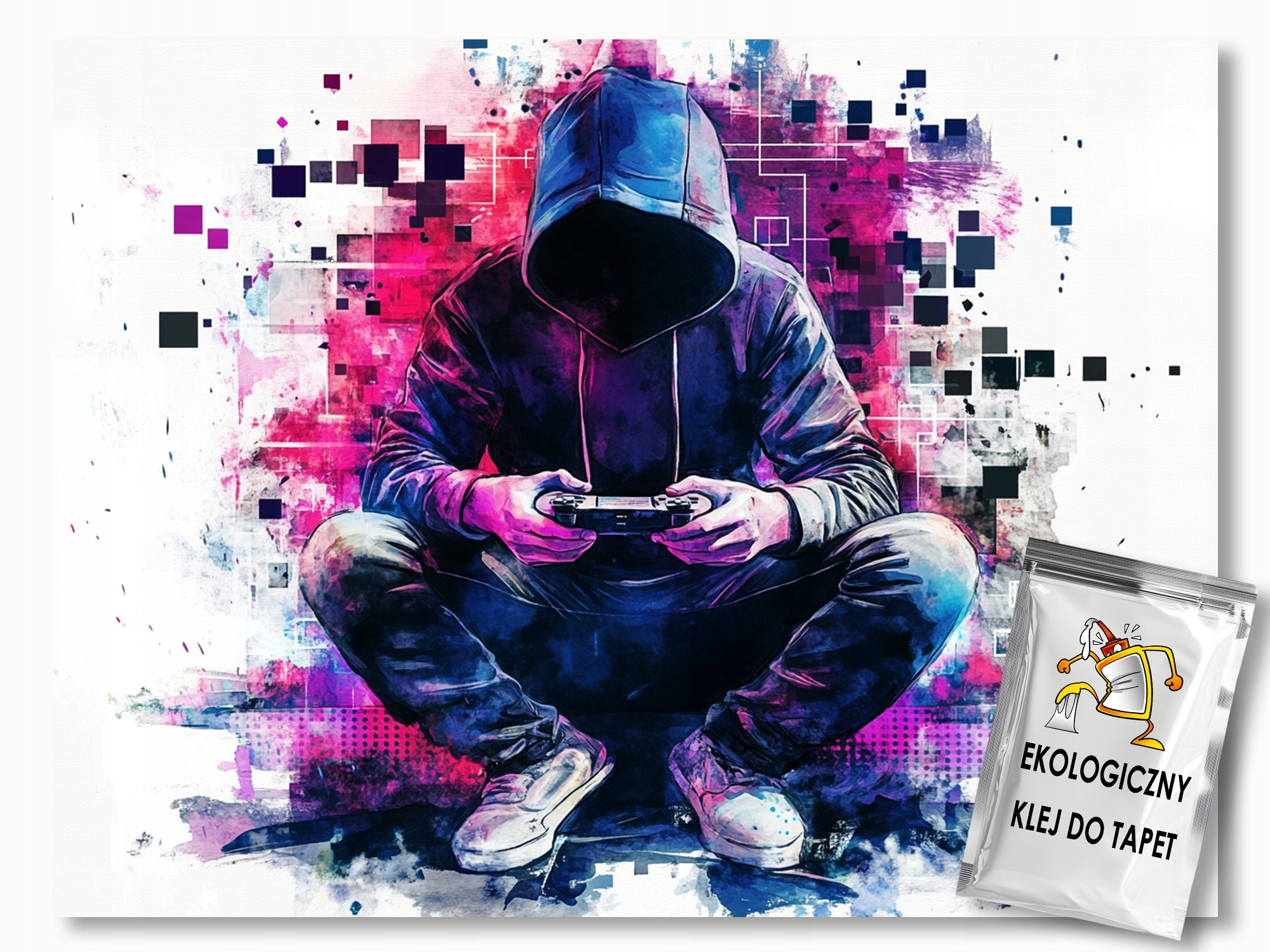Fototapeta Flizelina Graffiti Gamer Gaming Hráč Konzola 350x256 155g