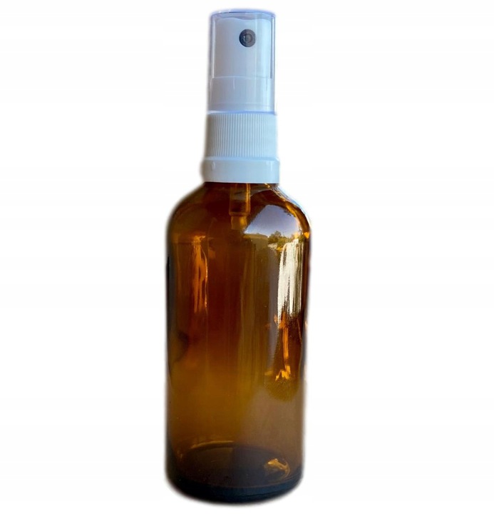 

Butelka szklana brązowa 100ml z atomizerem x5