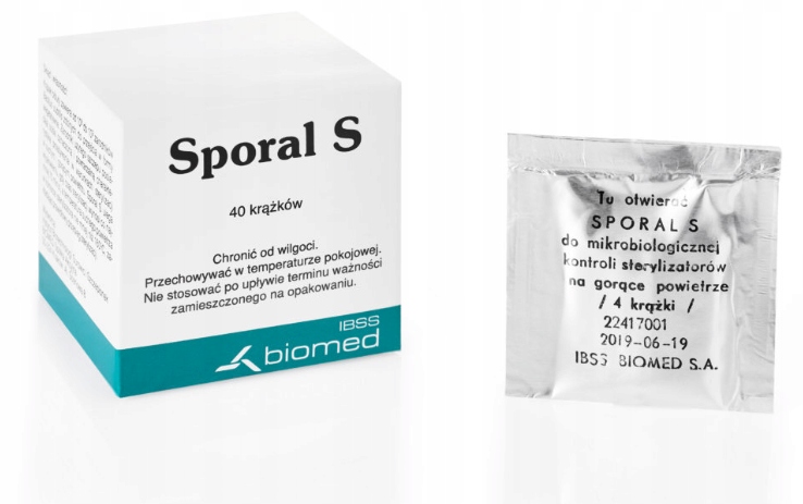

Sporal S Test biologiczny autoklawu 1 szt.