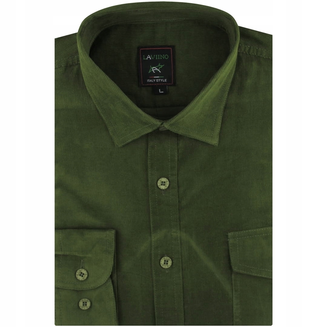 

Koszula Męska Sztruksowa na co dzień do pracy B549