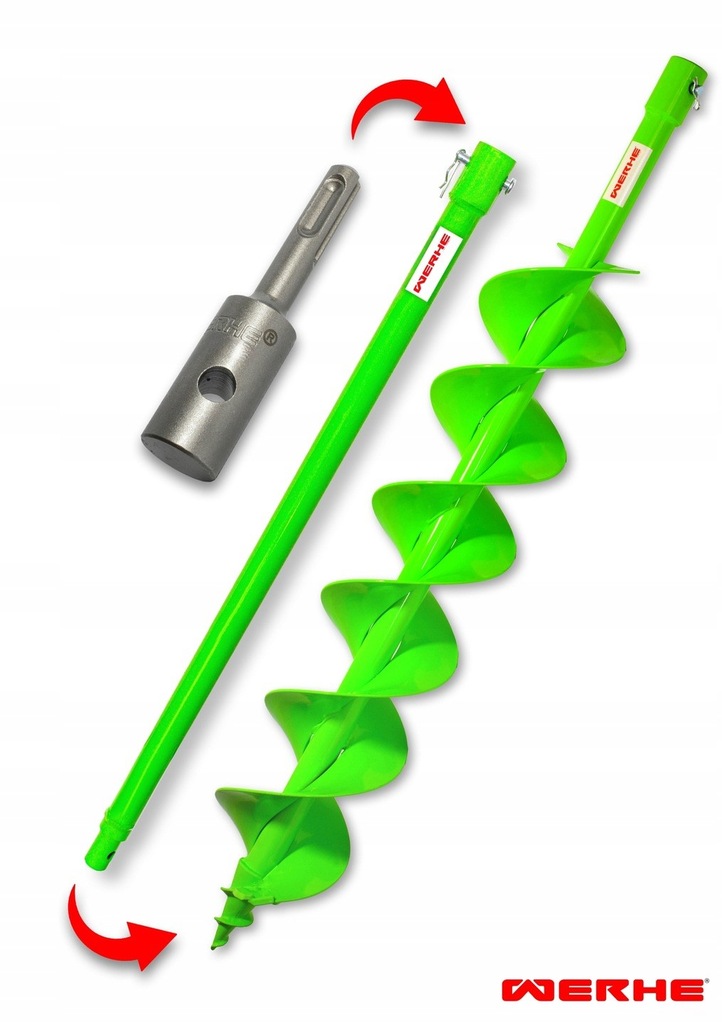 Vrták Půda 100 mm H 60 cm prodloužení Sds Plus Werhe