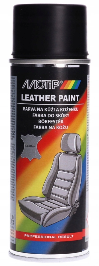 

Lakier Farba Do Skóry Winylu Spray Motip Czarny