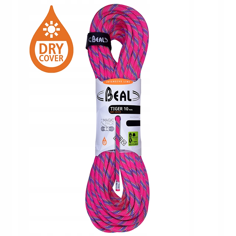 Beal Tiger 10mm Unicore Dry Cover fuchsia