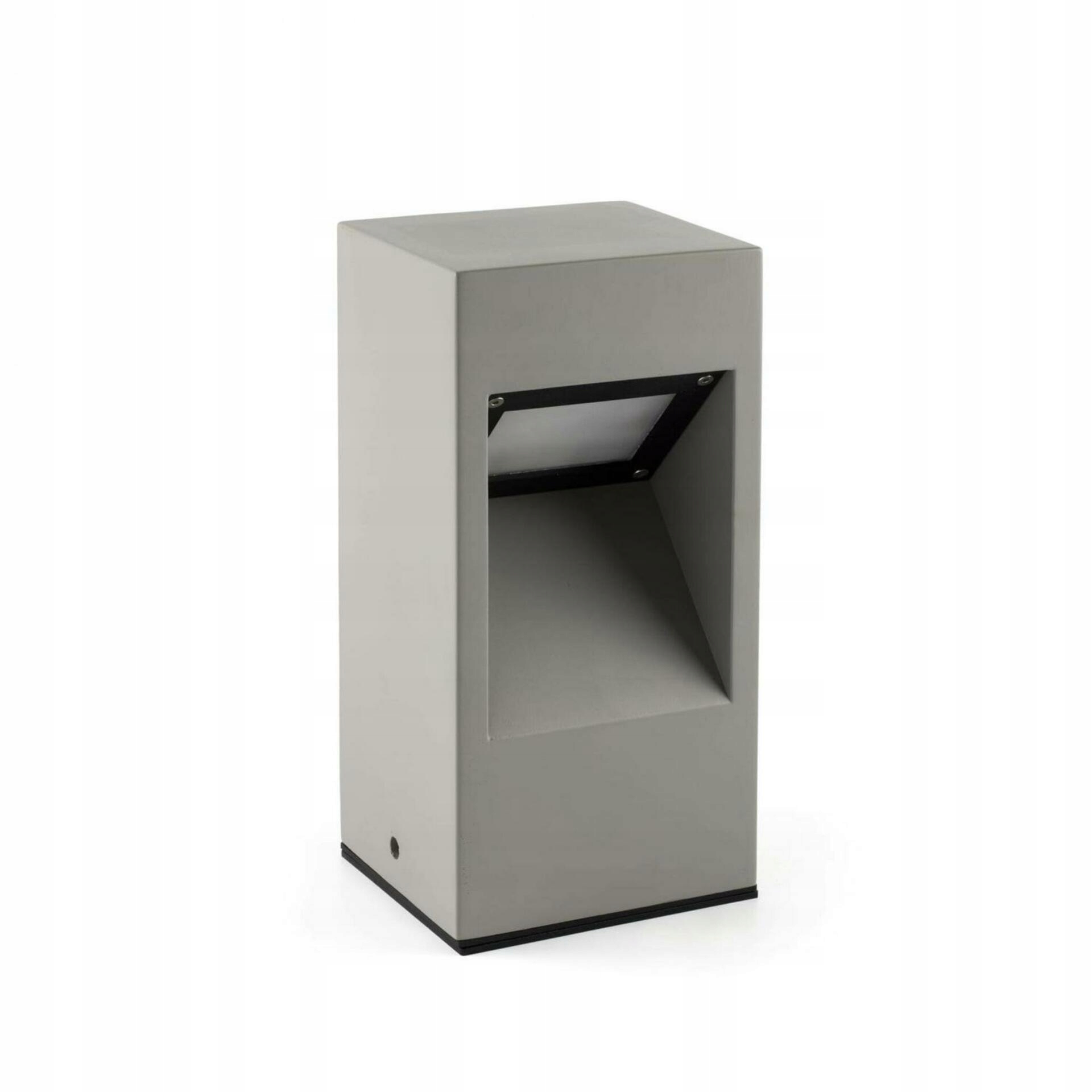 Stĺpiková Led lampa Faro Cast 300, betón, 10W, 3000K, tmavo šedá, IP65