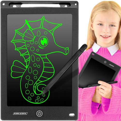 Tablet do rysowania 10” czarny, Notatnik Rysik