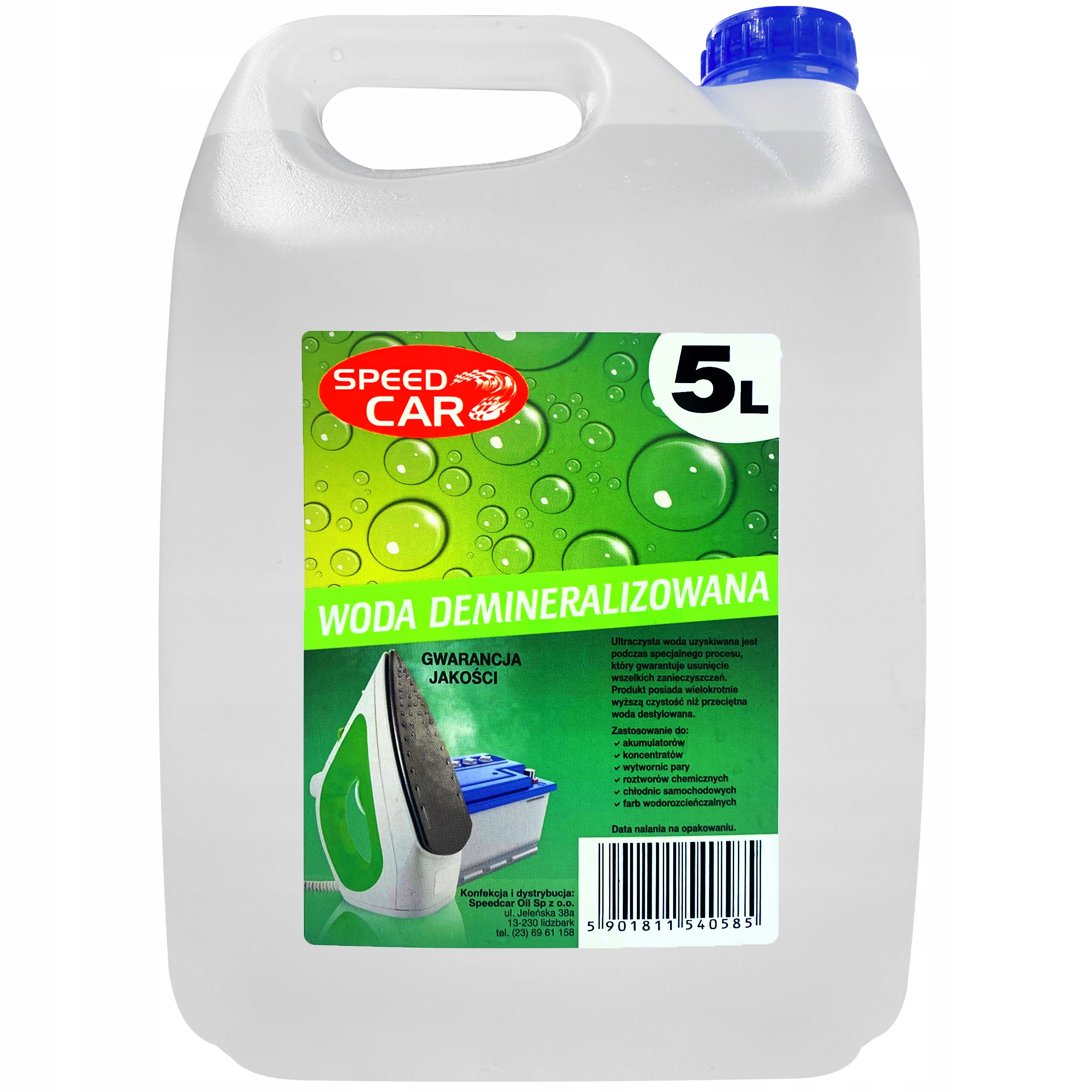

Speedcar Woda Destylowana Demineralizowana 5L