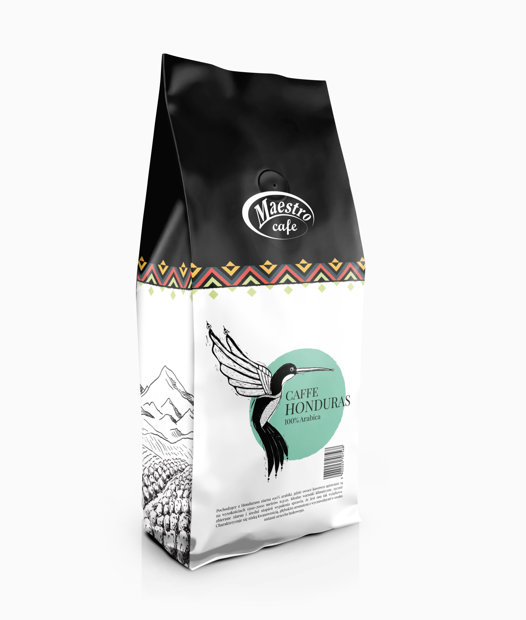 Kawa ziarnista Maestro Honduras 1kg 100% Arabica