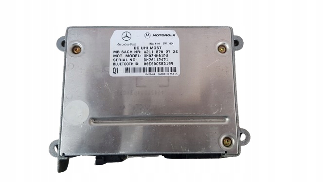 MERCEDES W211 control unit BLUETOOTH TELEFONU