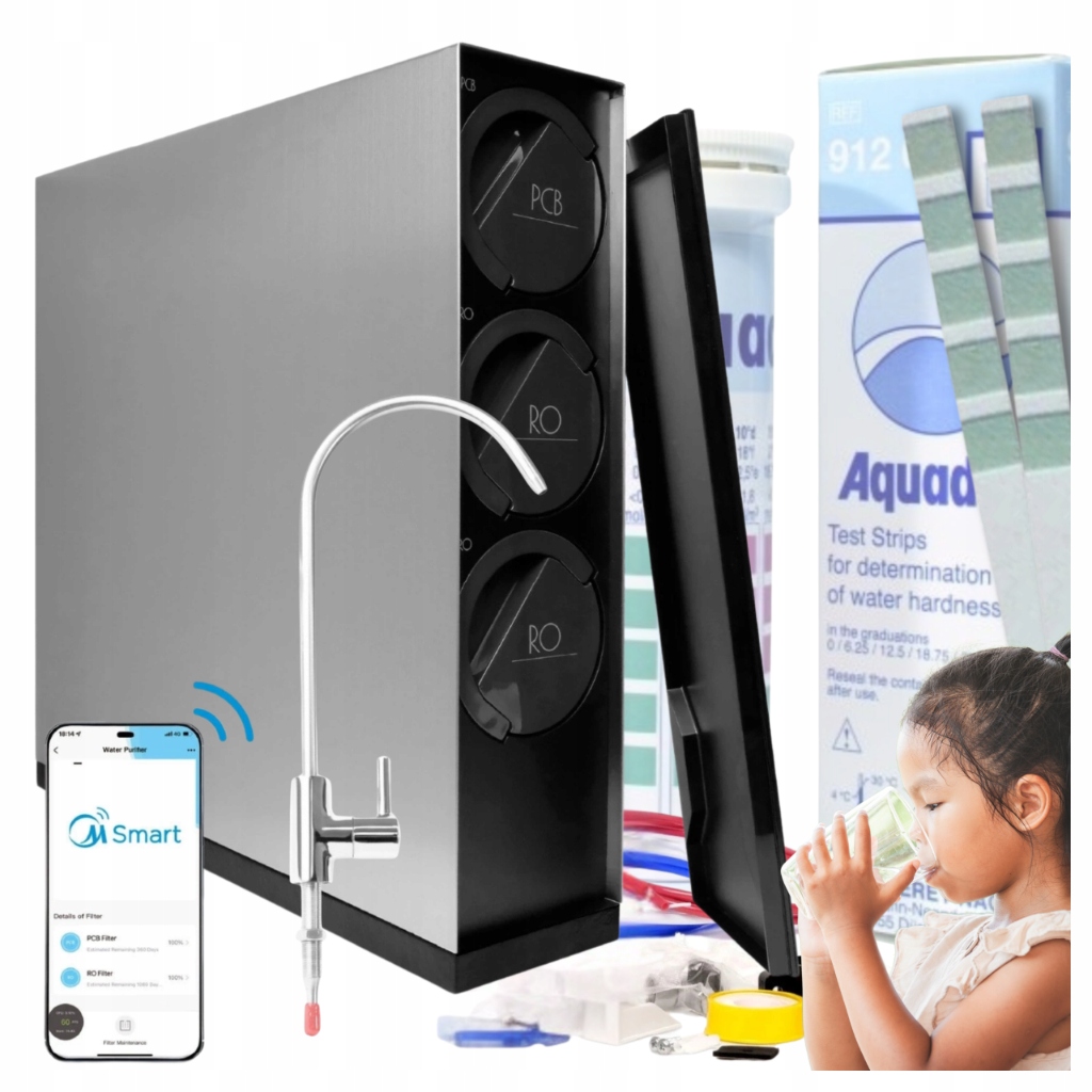 Beznádržový filtr vody ze systému reverzní osmózy Midea 600GPD Ro