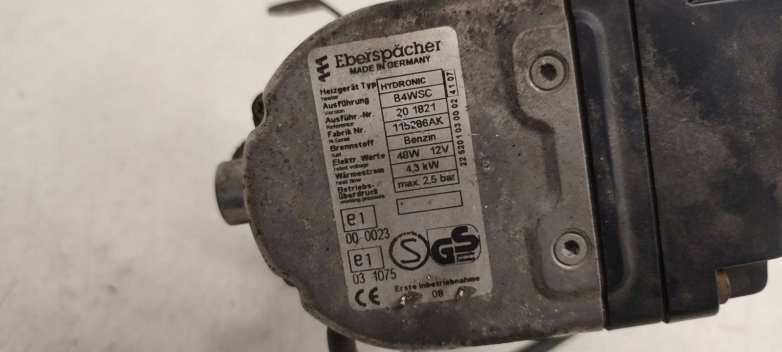 Webasto webasto Eberspaecher Hydronic VW Polo 9N 1,2