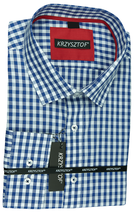 

Krzysztof koszula niebieska 45 182/188 dł. WZ439K