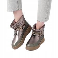 Scholl Dámské Kotníkové Boty Metalické Z Tkaniny A Syntetiky 39 T_a