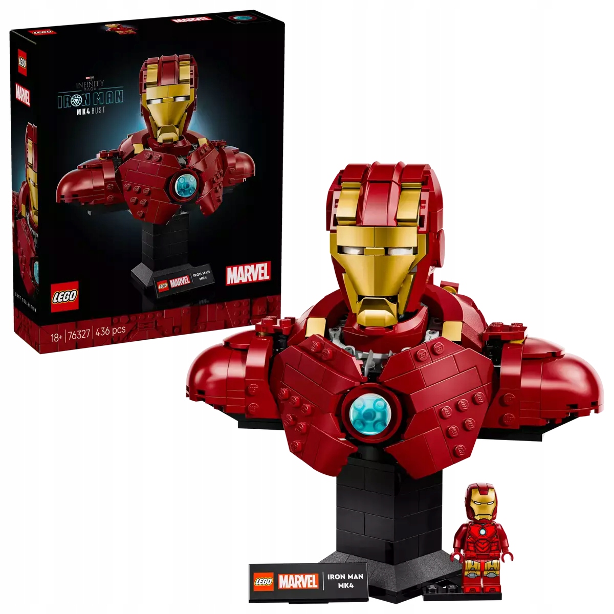Lego Marvel Iron Manova busta MK4 76327