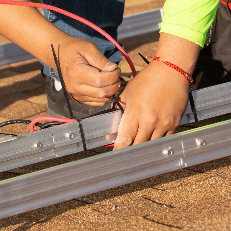 OPASKI ZACISKOWE TRYTKI TRYTYTKI CZARNE 100 SZT 3,6 X 200mm Szerokość 3.6 mm