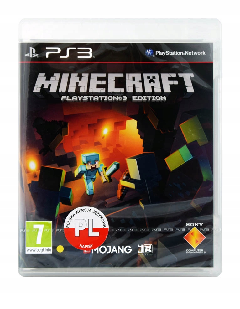 

Minecraft Gra Na PS3 Polska Wersja Nowa W Folii