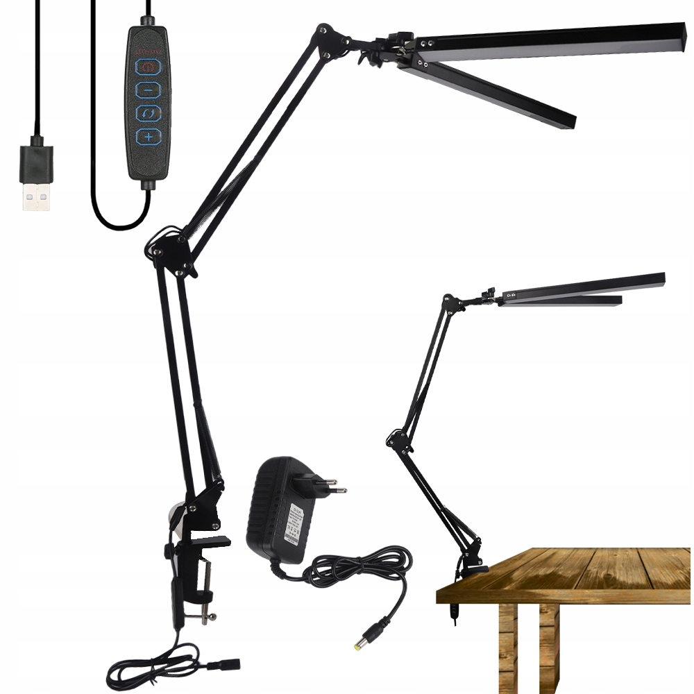 Led Stolní Lampa 3 Režimy Světla 10 Úrovní Jasu 24W 1000LM