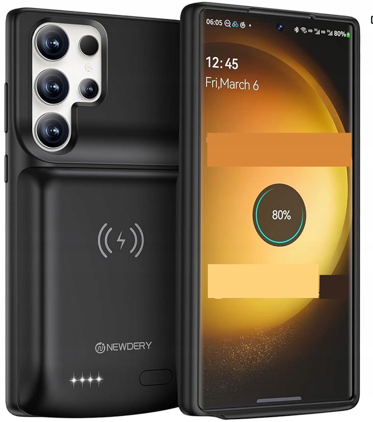 etui z powerbankiem case na samsung Galaxy s23 ultra wodoodporne 10000mAh