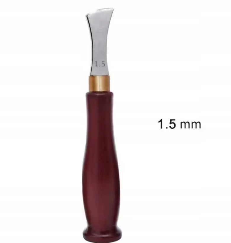 Nástroj pro zkosení a vyhlazení okrajů kůže 1,5 mm