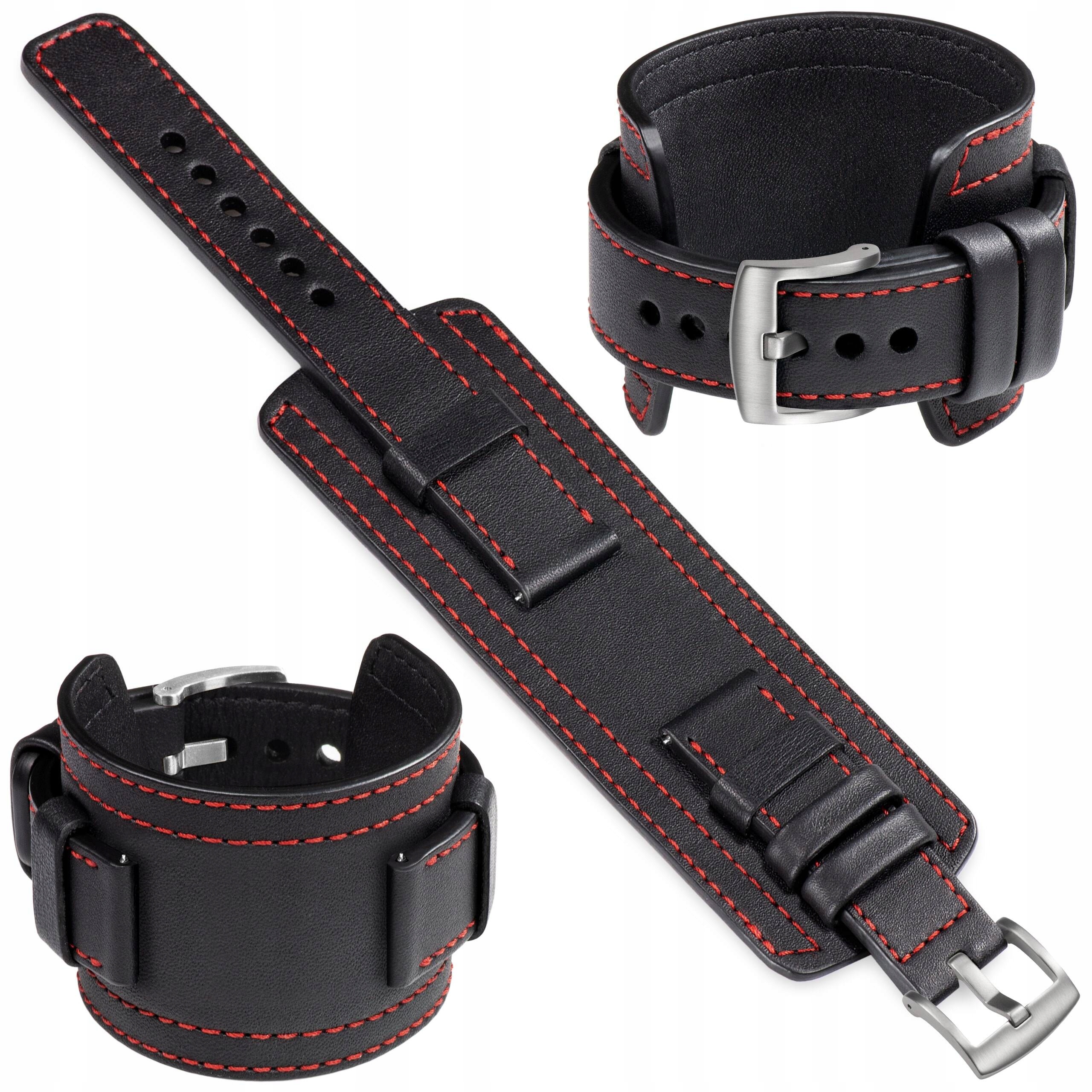 Pásek 23 mm pro hodinky Široký s elegantní podložkou Polský Movear Movear
