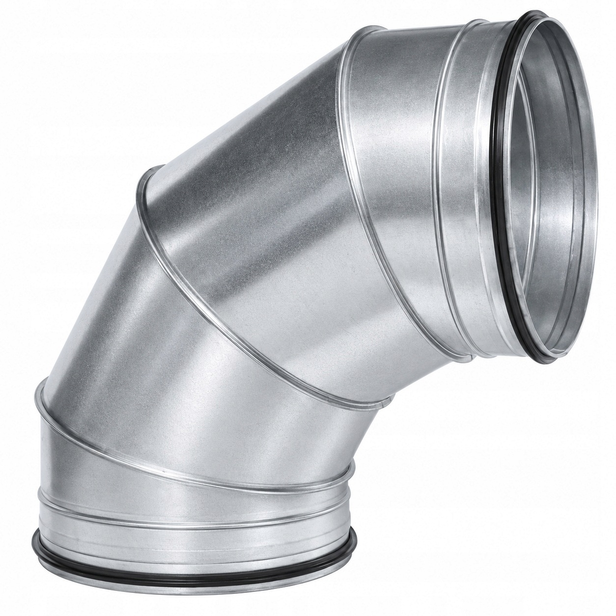 Koleno Spiro 300 90° s těsněním pozink Z275 ventilační Walter