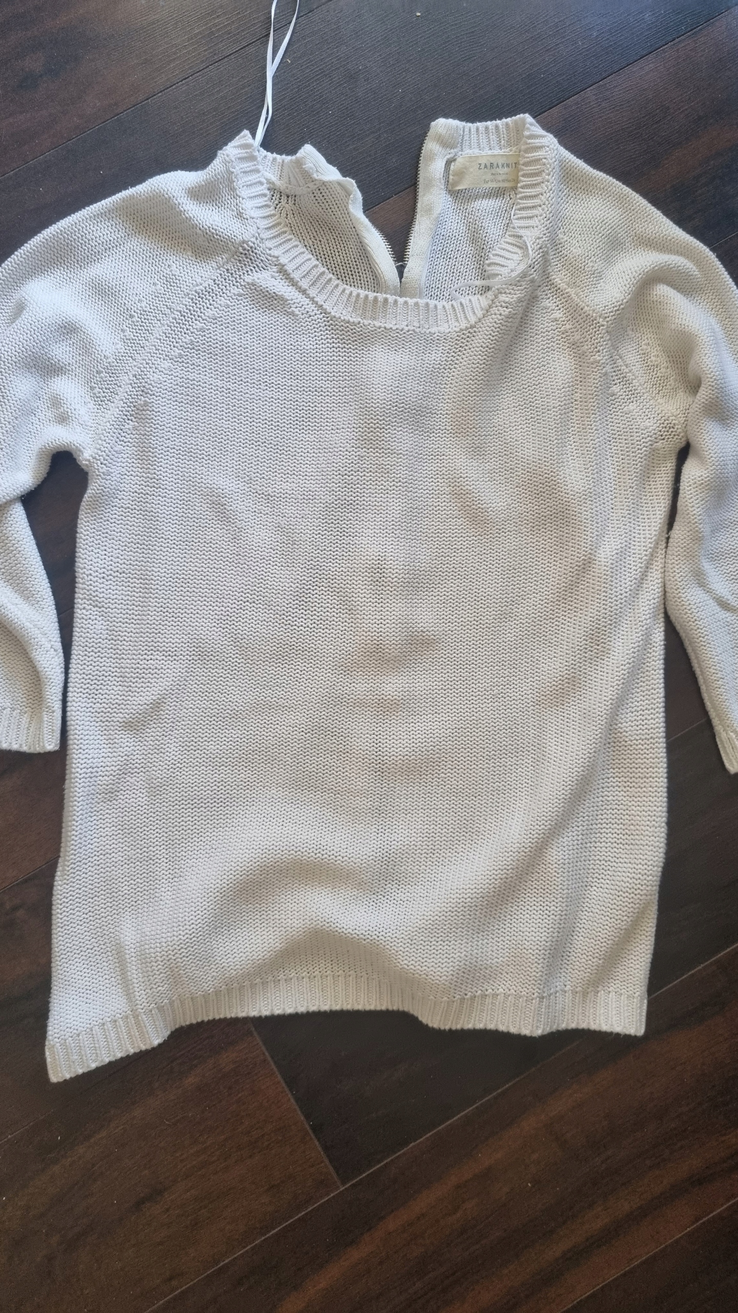 Biały sweter Zara M Rozmiar S