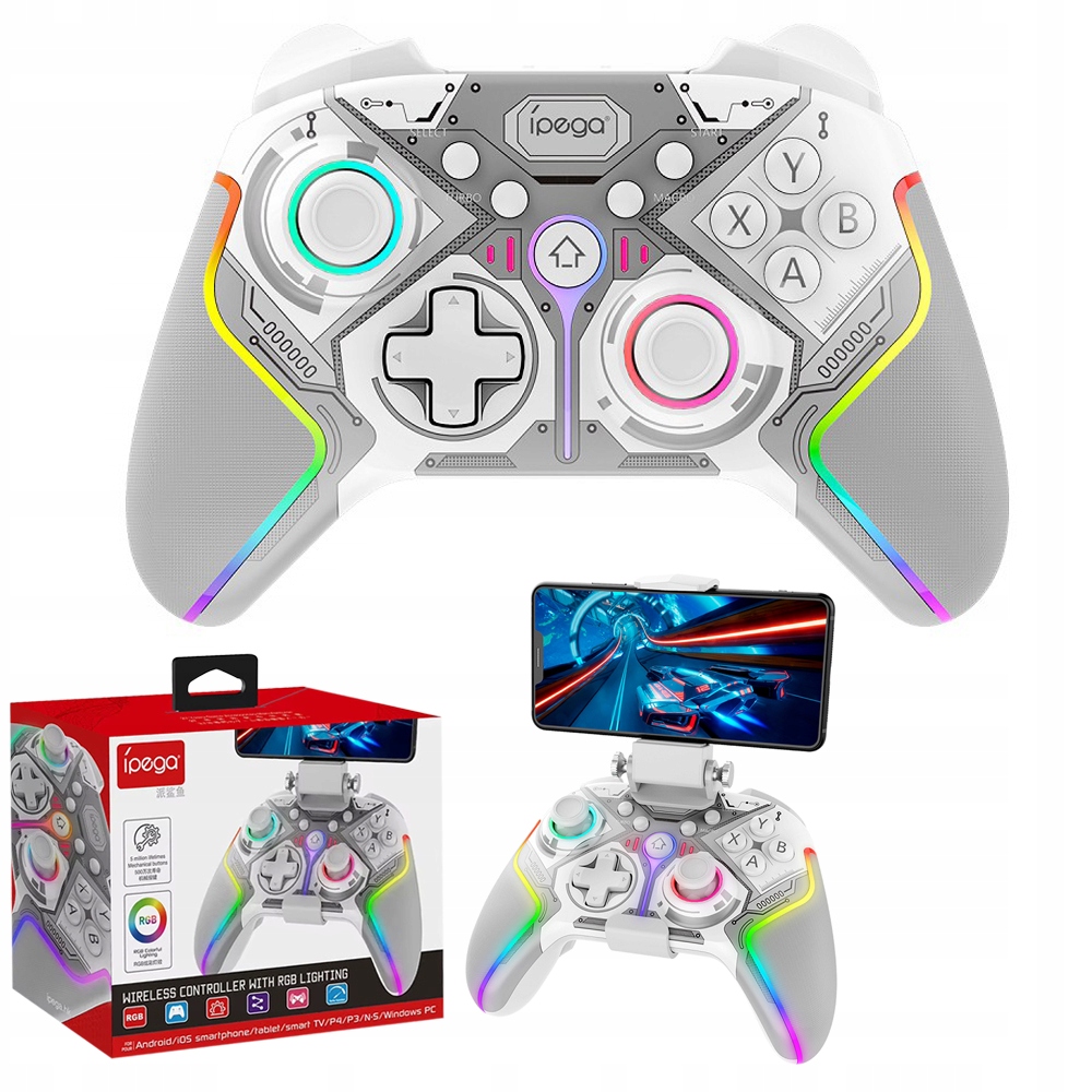iPega Bt Rgb gamepad pro Android iOS Pc Nintendo Switch držák na smartphone