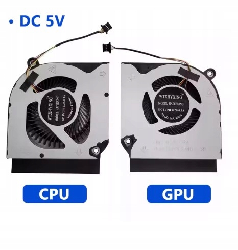 Ventilátor Komplet 5V Cpu Gpu Acer Nitro 5 AN517-41 AN517-52 AN517-55 N22C1