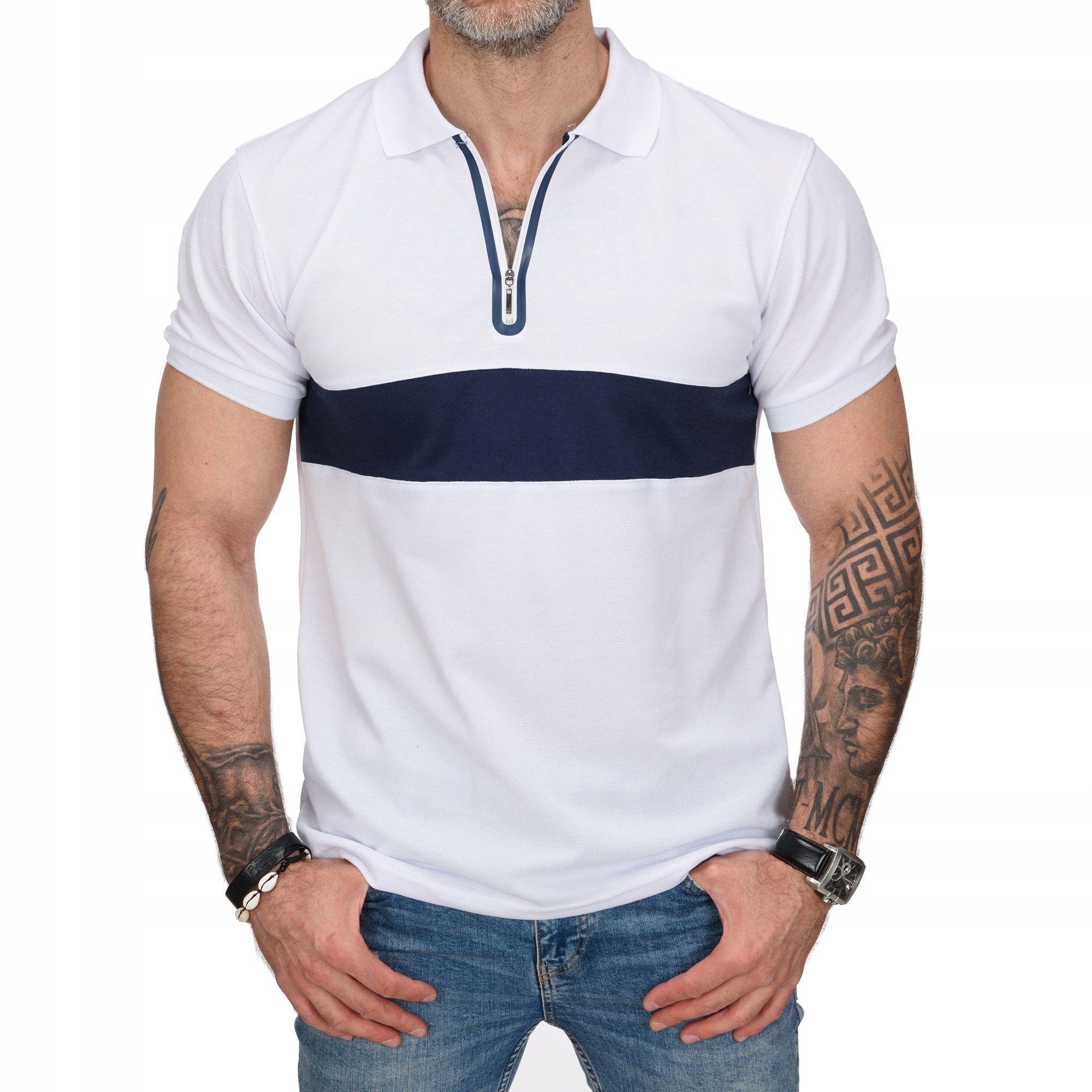 

P317 r. 3XL Męska Koszulka Polo Gładka Polówka