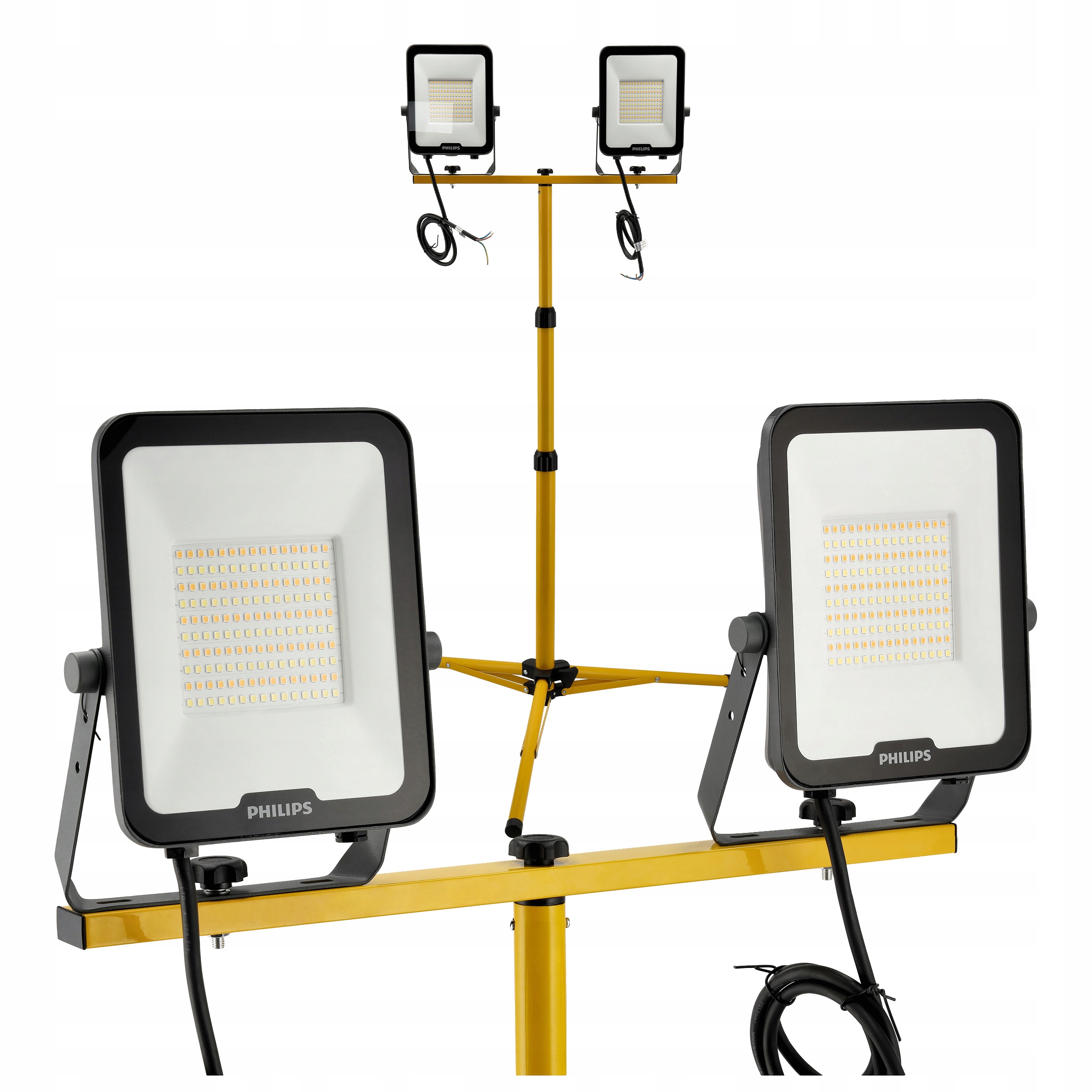 Led stavebný statív Halogen Philips 100W 2x50W 12000lm Cct