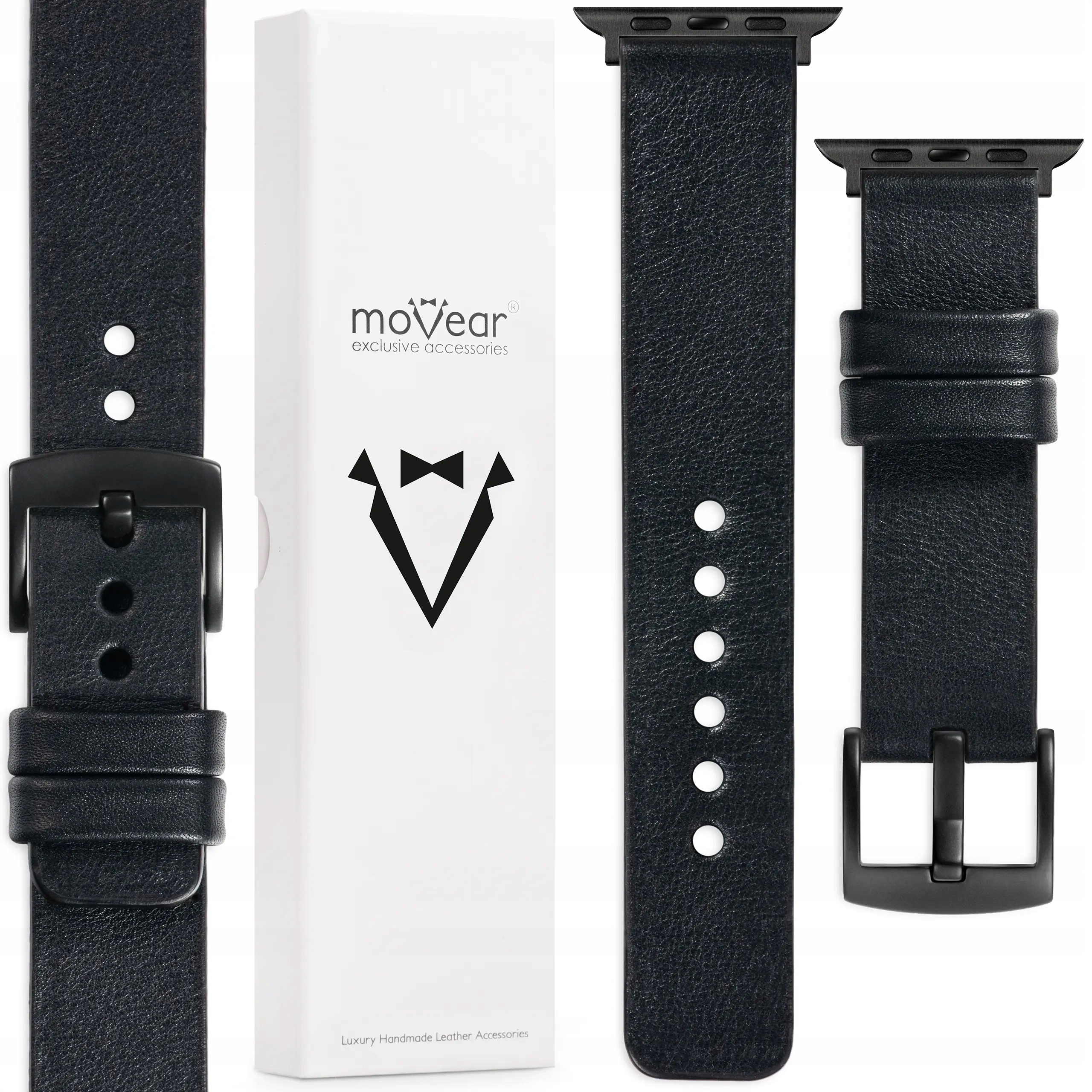 Pásek pro Apple Watch 10 9 8 7 6 5 4-1 Se 42-40 Italská kůže Movear