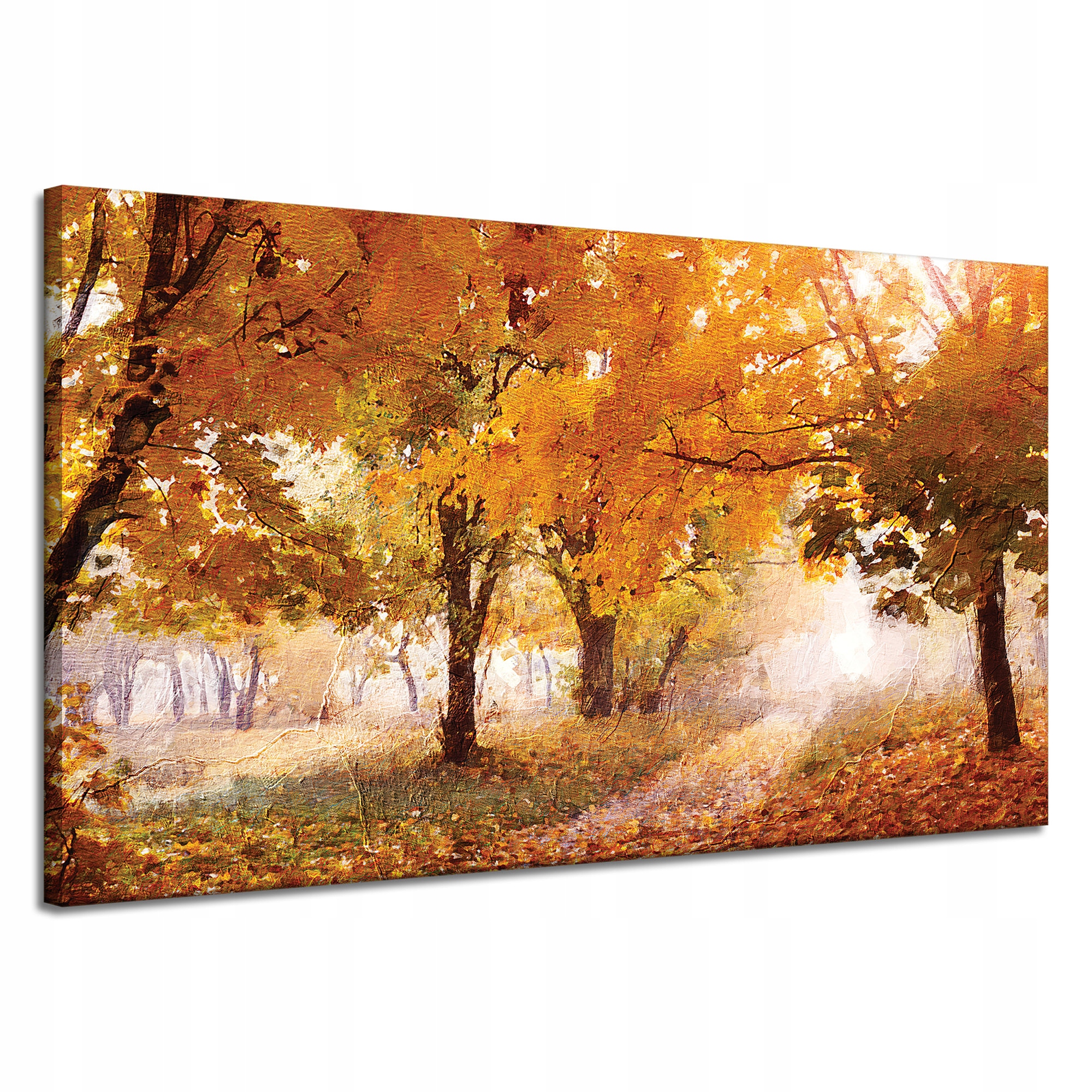 Obraz na plátně Olejomalba Podzimní les 120x70 cm Ideální jako dárek