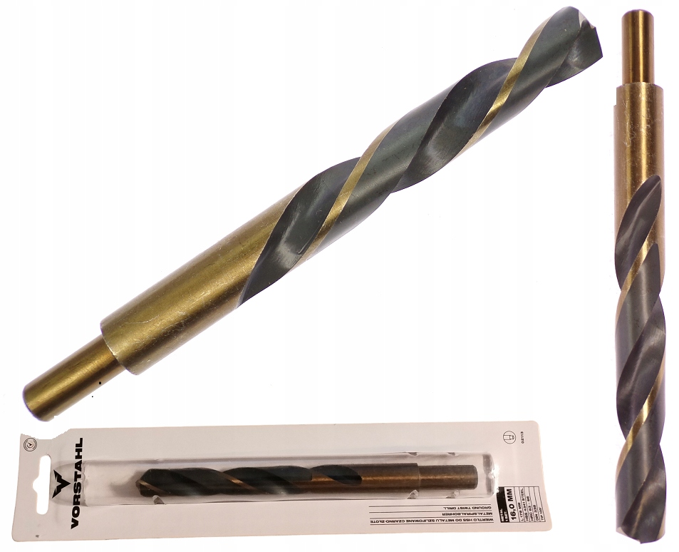 

Wiertło 16 MM FI16 Hss Zatoczone Podtaczane Hss-g