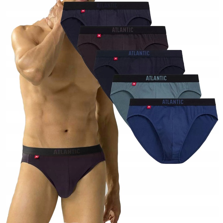 Pánské Slipy Atlantic Sport 5SMP004/GRF/NE/NIEC/GRA/KAW XXL
