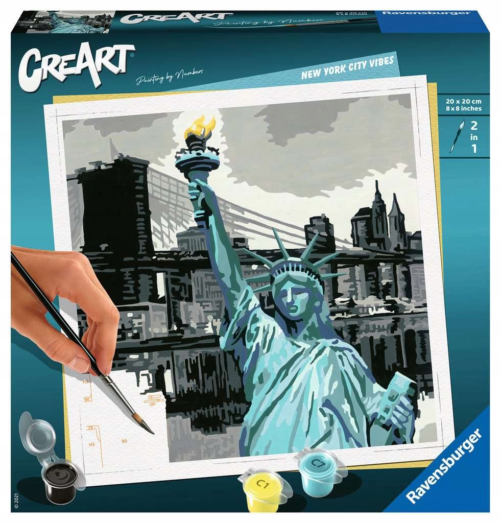 

Ravensburger CreArt Malowanka Nowy Jork Farbki