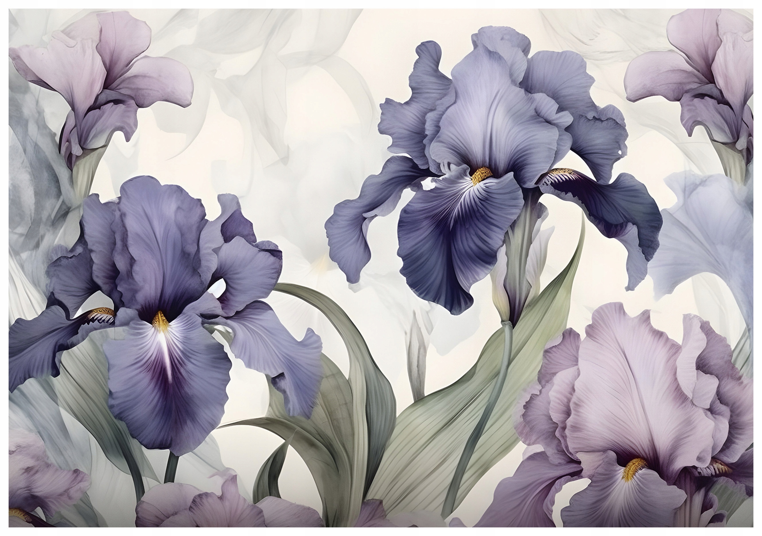 Vliesová fototapeta Irisy fialové do obývacího pokoje ložnice 416x254 lepidlo