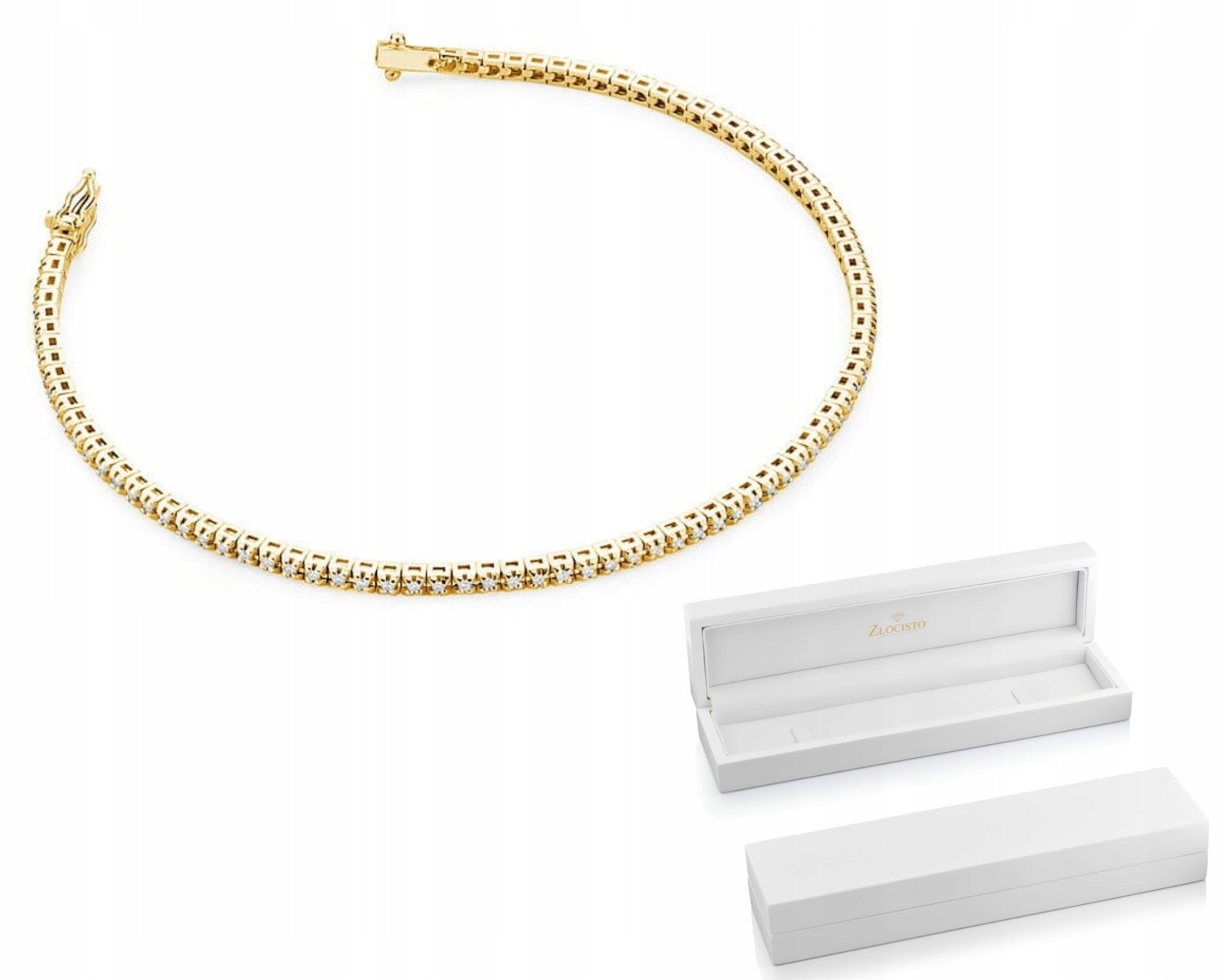 Zlatý Náramek S Brilianty 585 Gravírování